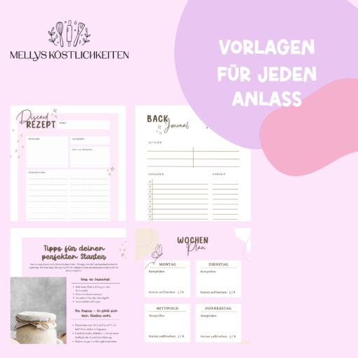 Sauerteig Journal – Backtagebuch & Starter-Tracker für perfektes Brot | Dokumentiere deine Rezepte, Fortschritte & Ergebnisse – Bild 3